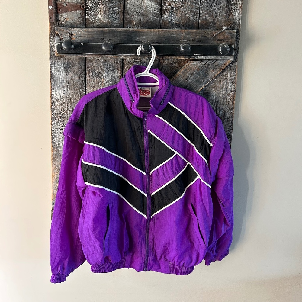 Women's Vintage Cocco Light Weight Zipper Jacket Hideaway Hood &Zip Away Sleeves